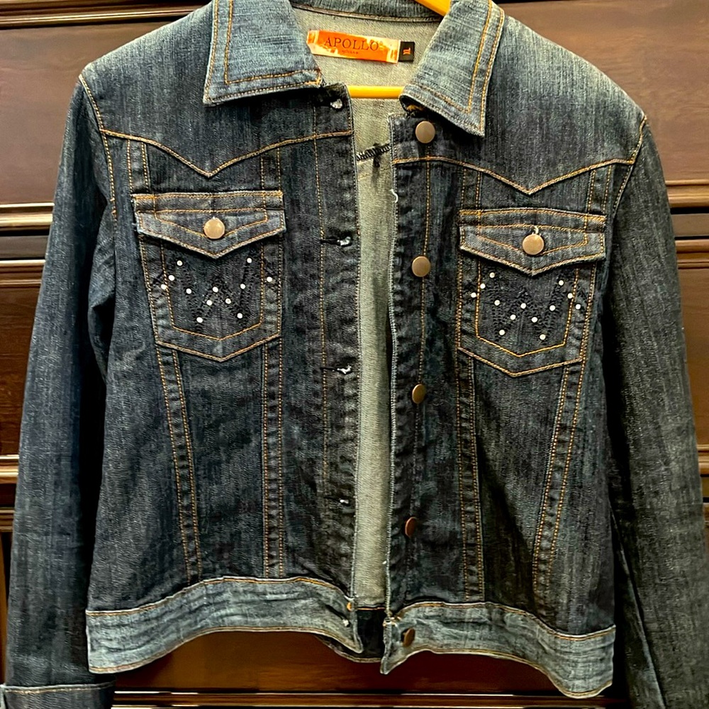 Apollo Jeans Denim jacket-excellent condition. Size XL but fits like L.